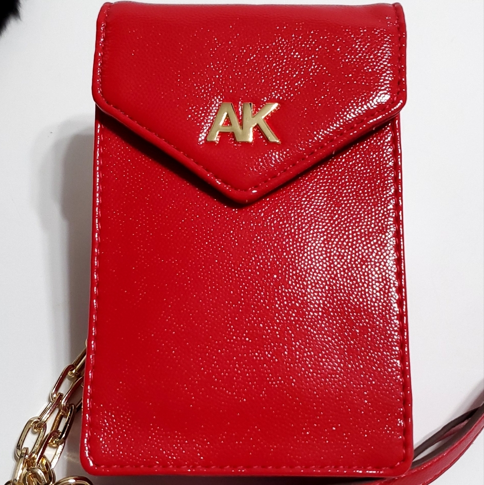 Anne Klein AK Red Flap Phone Carrier